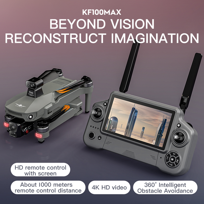 KF100 MAX GPS Drone 4K กล้อง 3 - Fpv Drone Charger บทวิจารณ์และราคา