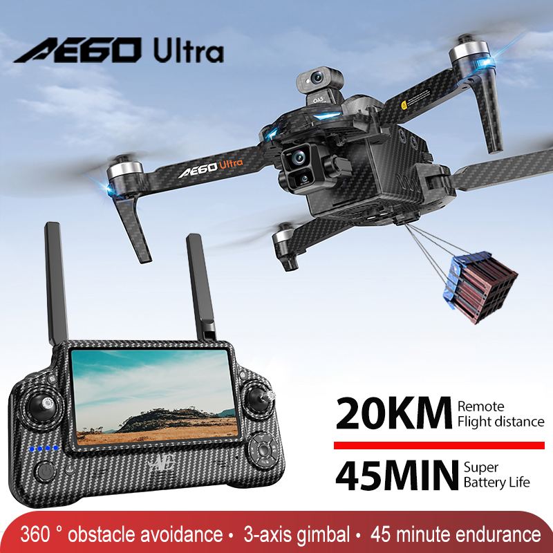โดรน AE60 GPS ระดับมืออาชีพ กล - Fpv Drone Charger บทวิจารณ์และราคา