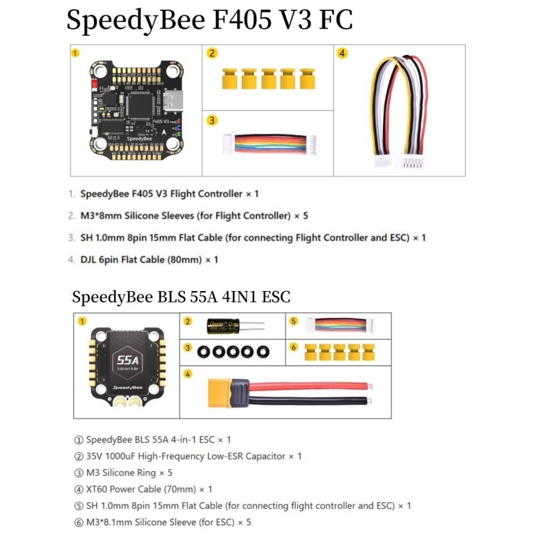 SpeedyBee F4 F405 V4 55A BLS 3 - Betaflight Fc F4 บทวิจารณ์และราคา